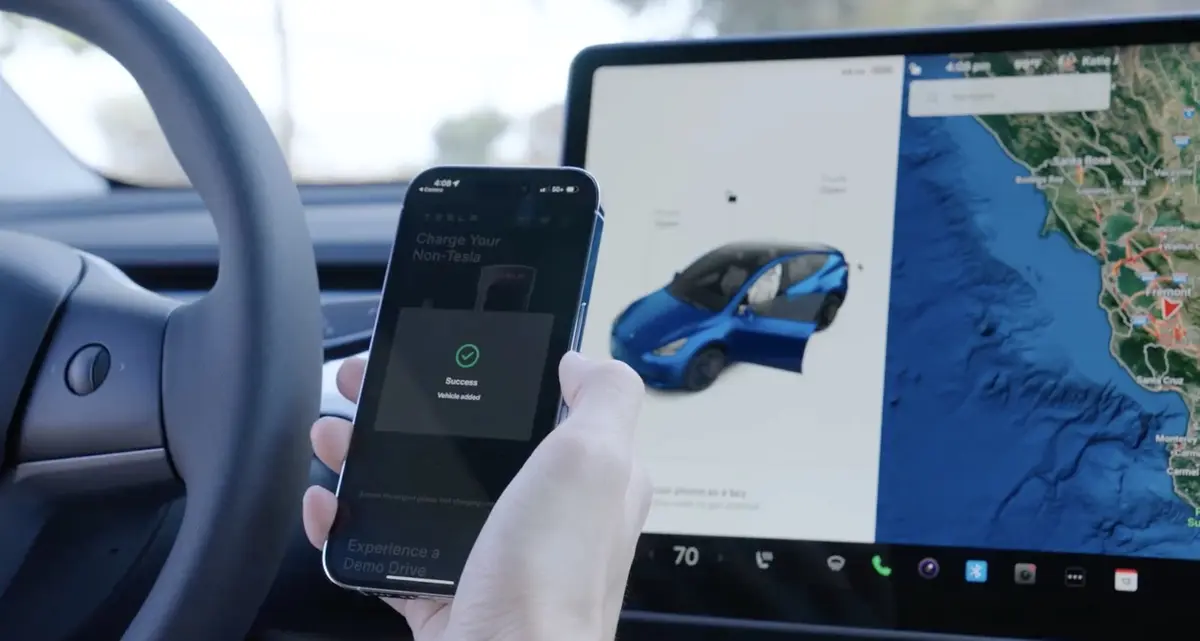 Tesla offre l'accès à son app aux loueurs (comme Hertz)