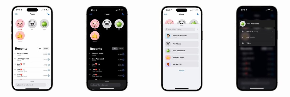 Il recrée l'app "téléphone" de l'iPhone ! Et ça fait envie :
