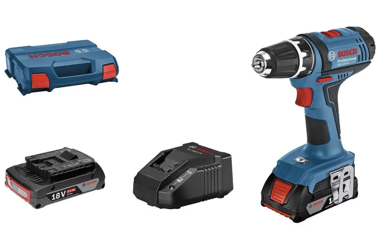 La perceuse-visseuse Bosch Pro + 2 batteries à 116€, idéale pour visser vos panneaux solaires !