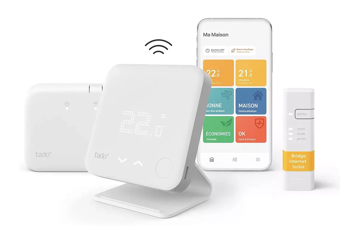 Tado thermostat connecté prix le plus bas