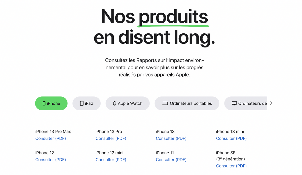 Apple dédie son site web à la Journée de la Terre et sa politique pour l'environnement