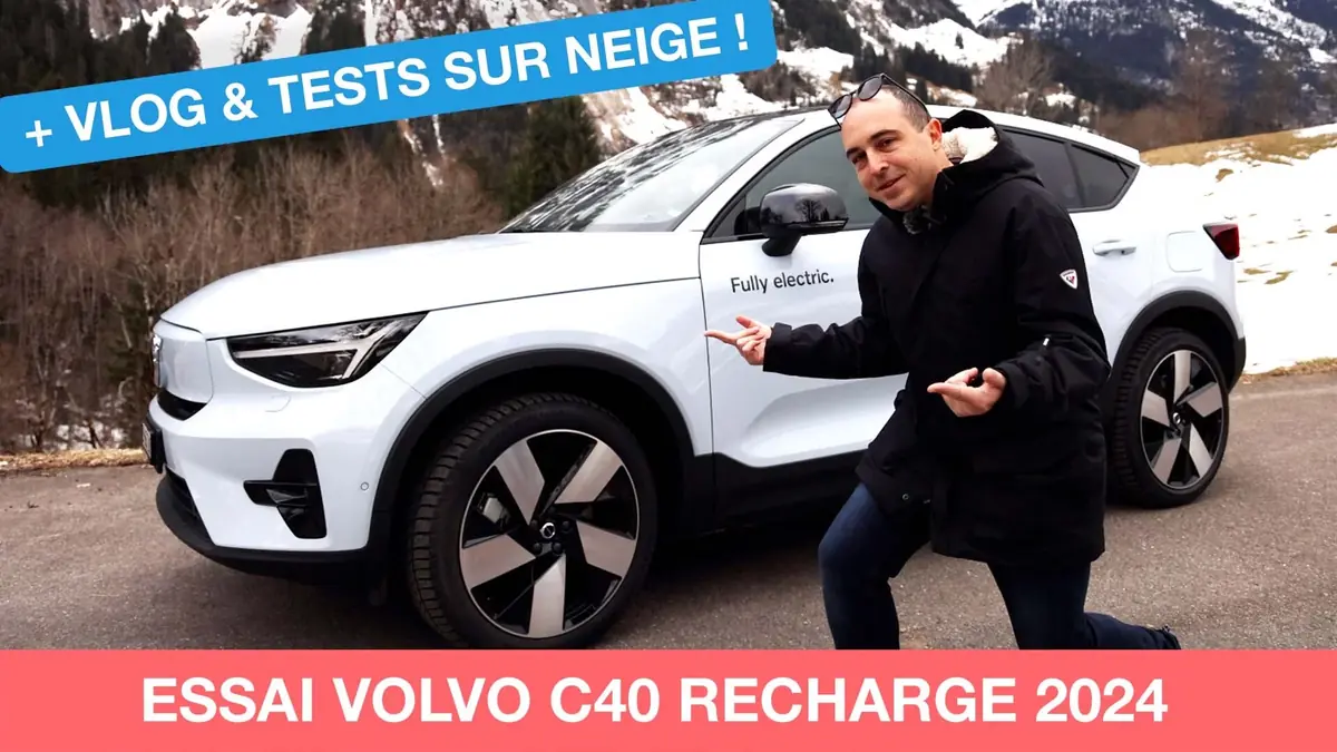 Essai Volvo C40 Recharge 2024 dans les Alpes suisses : enfin une ...