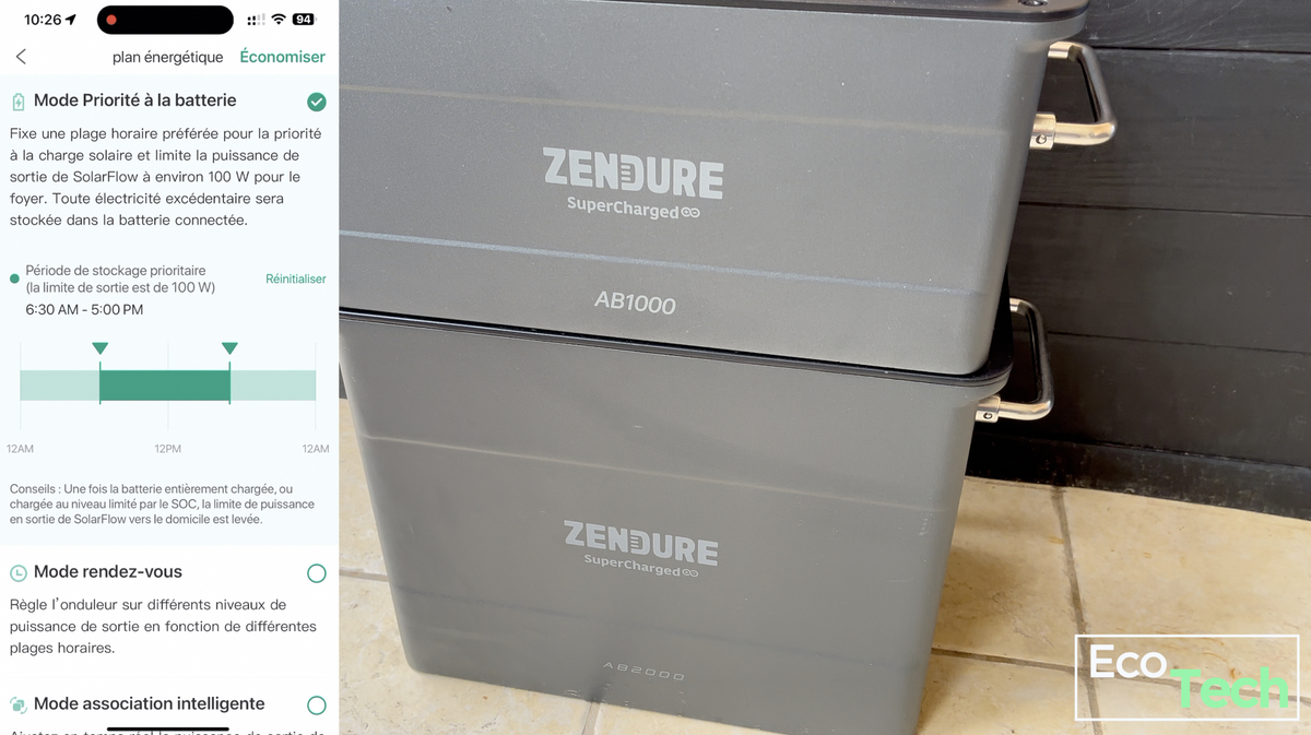 Test Zendure SolarFlow (Hub 2000 + batterie AB2000) : le kit solaire avec batterie enfin rentable ?