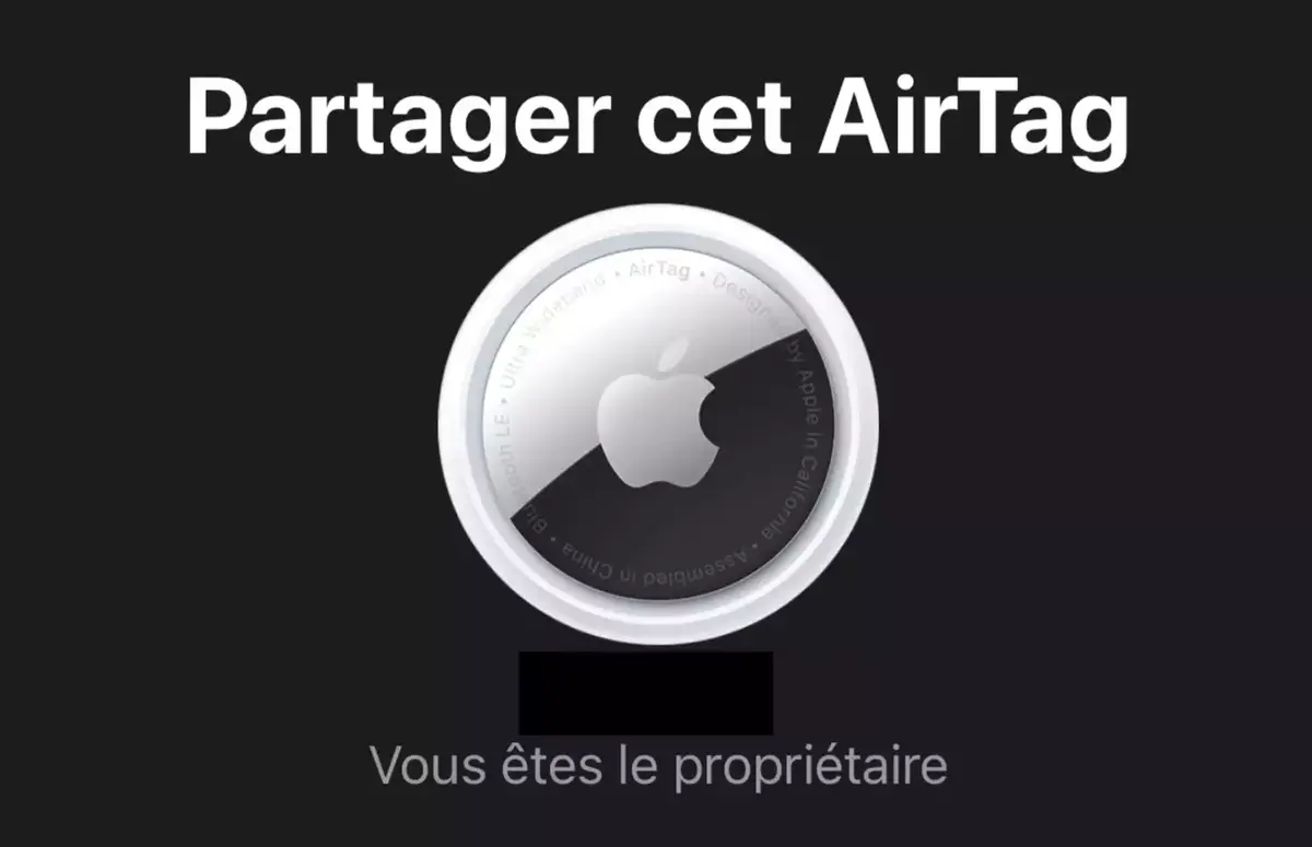 iOS 17 partage AirTag entre plusieurs personnes