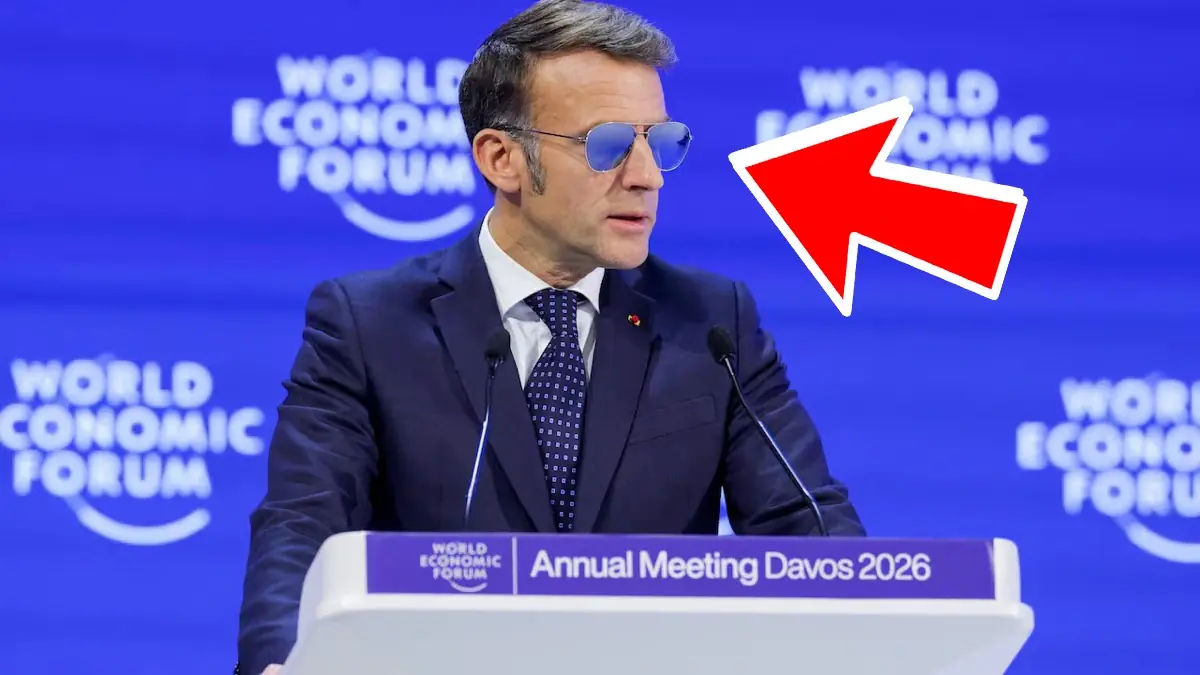 Les sublimes lunettes de Macron à Davos font planter le site de cette marque (française) !