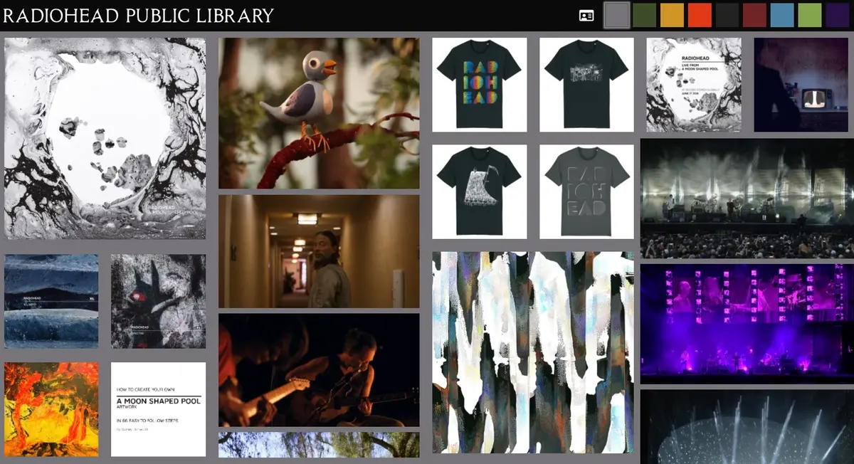 Radiohead Public Library : le groupe anglais met en ligne son site d'archives
