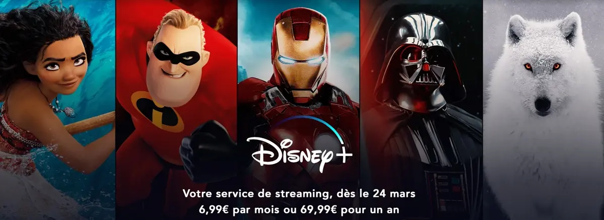 Disney+ arrivera un peu plus tôt en France (le 24 mars)