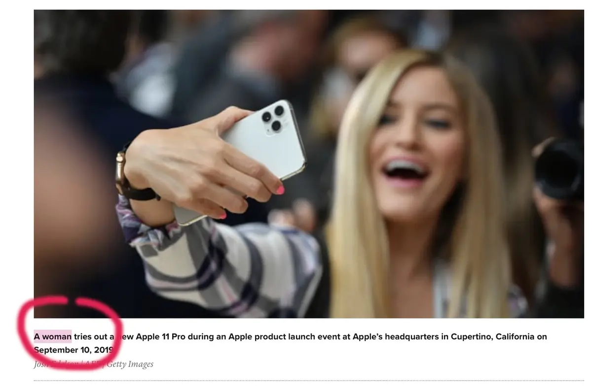 L'image du soir : pour l'AFP, iJustine est une femme comme les autres