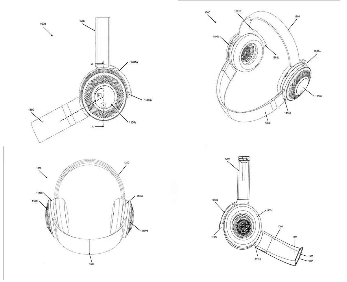 Dyson travaille sur un casque audio avec assainisseur d'air intégré !