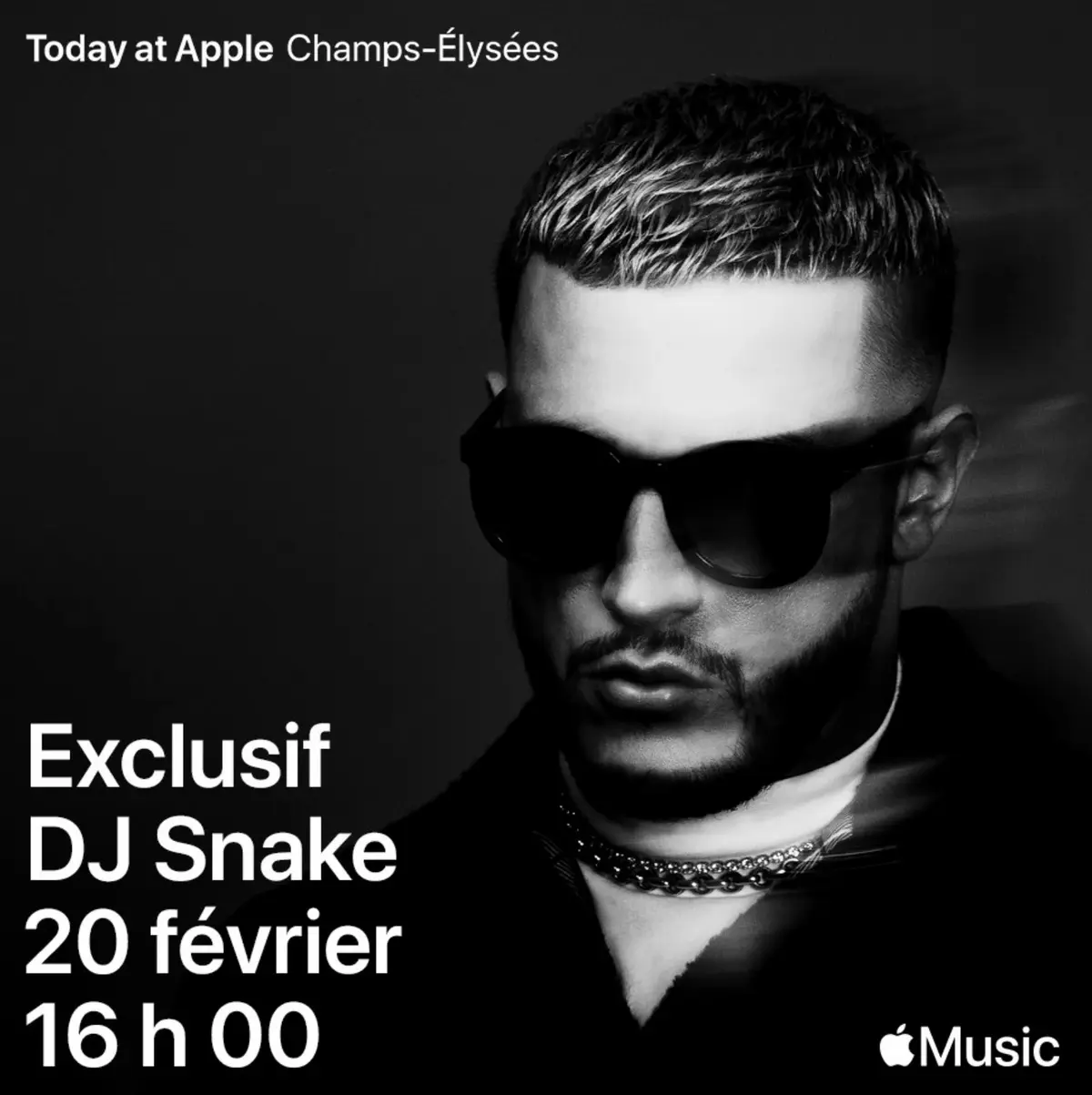 DJ Snake sera présent le 20 février à l'Apple Store des Champs-Élysées