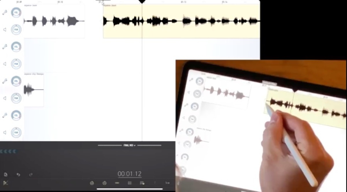 Jason Snell édite ses podcasts à l'aide d'un iPad Pro, d'un Apple ...