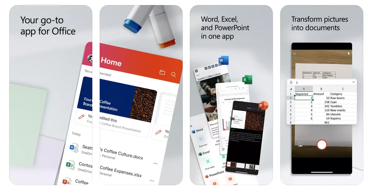 La nouvelle app Office pour iOS fusionne Word, PowerPoint et Excel