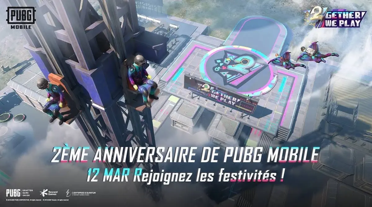 Une mise à jour consistante pour fêter les 2 ans de PUBG Mobile