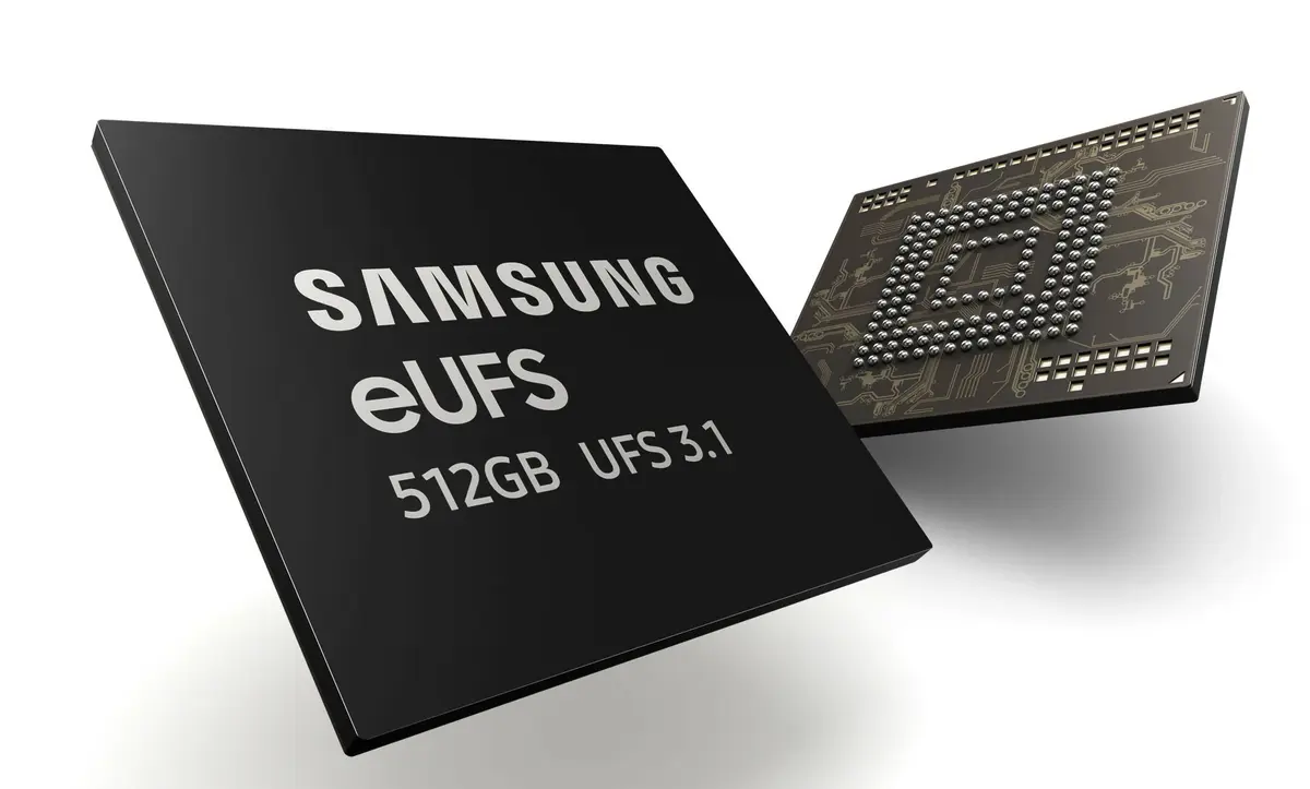 Samsung produit des puces V-NAND eUFS 3.1 de 512 Go