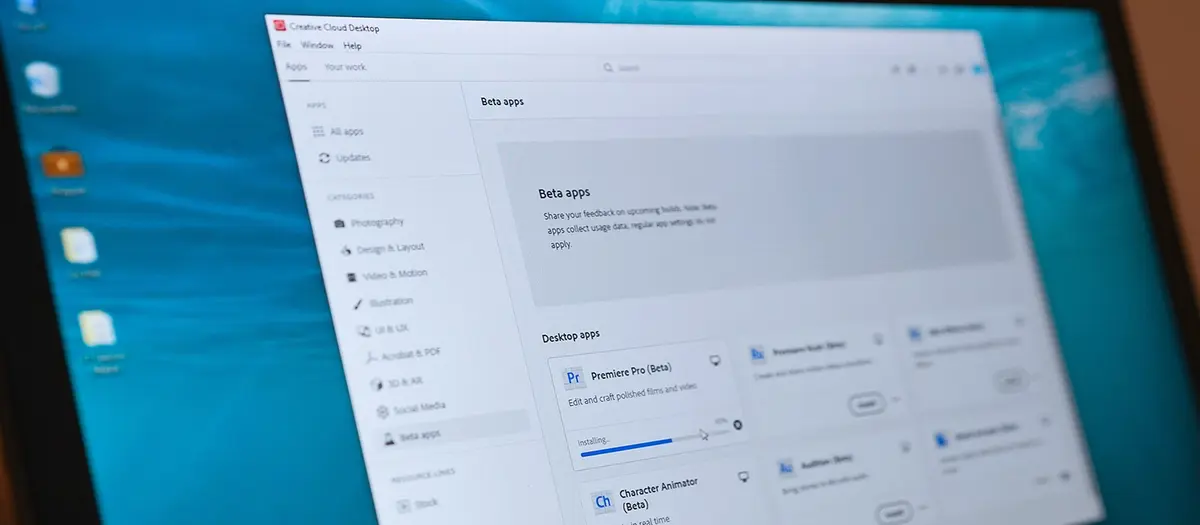 Adobe Creative Cloud en bêta publique (limité)