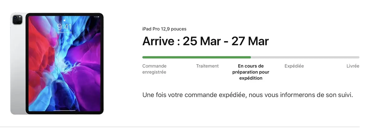 Les iPad Pro 2020 se préparent à l'expédition (livraison cette semaine ?) + sondage