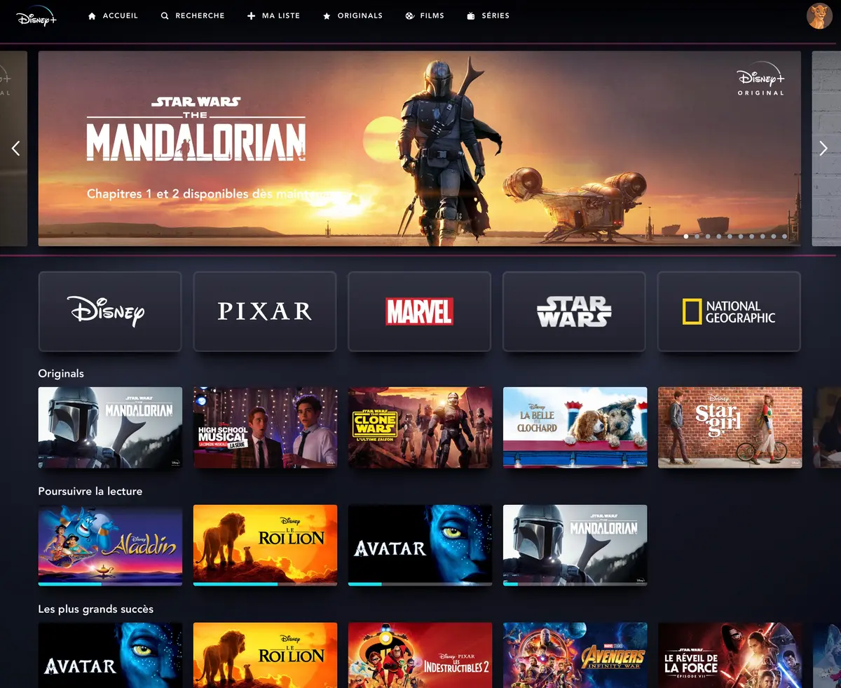 Disney+ disponible en Europe (sauf en France) mais avec des limites de débit