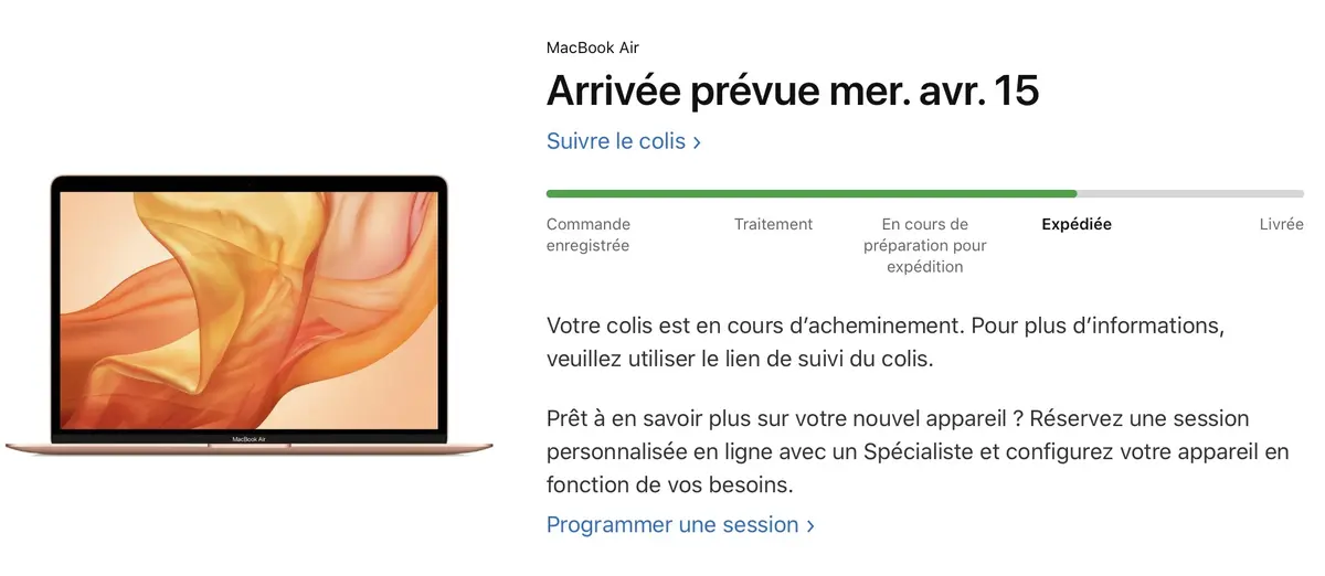 Apple expédie une nouvelle fournée de MacBook Air (CTO, i7 etc.)