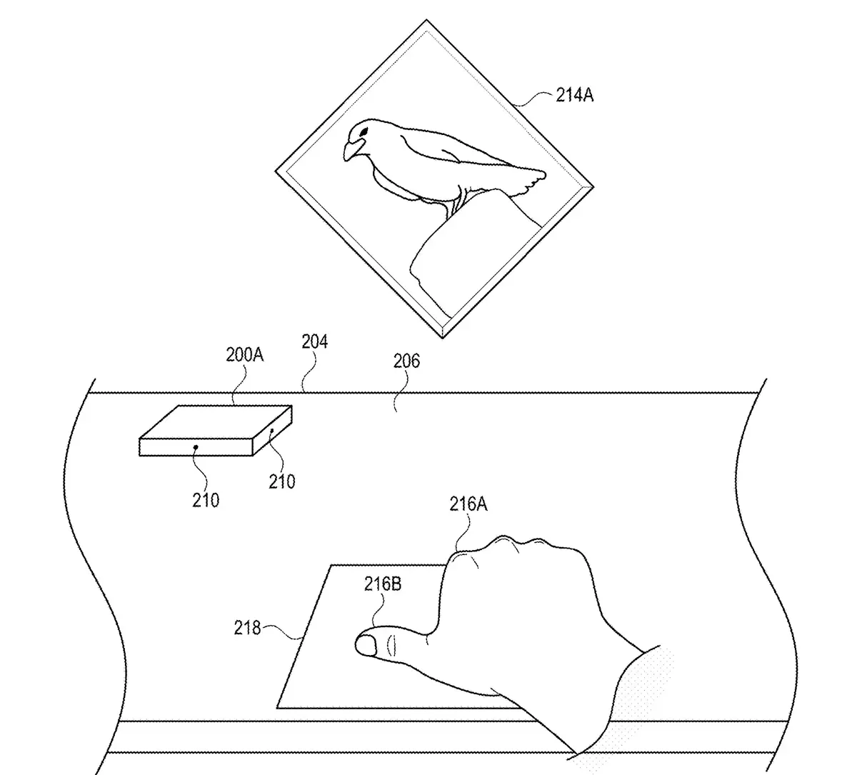 Brevet : un Trackpad pour sélectionner et manipuler des objets virtuels