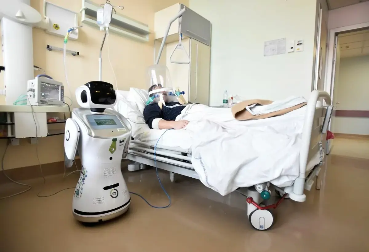 En Italie, des robots surveillent les patients contaminés #covid-19