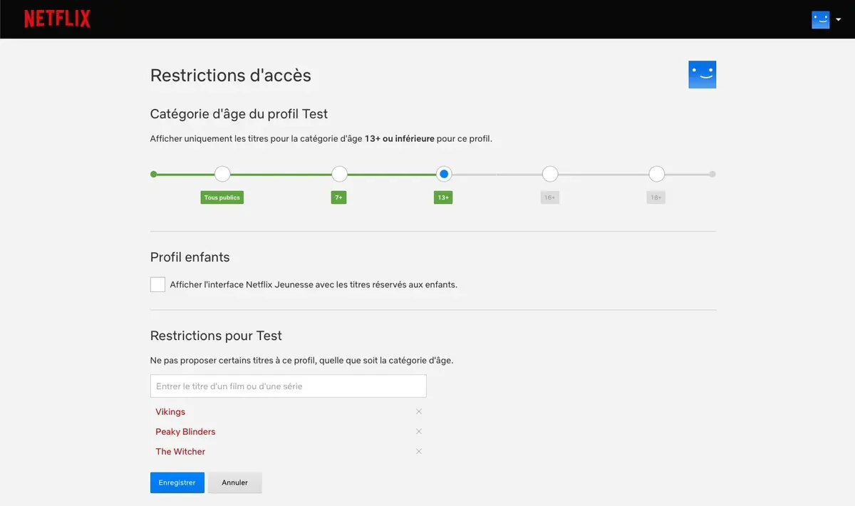Netflix met en place de nouveaux filtres pour les parents
