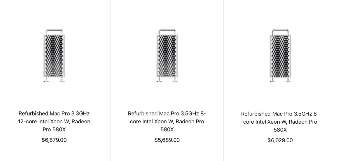 De nombreux Mac Pro 2019 débarquent sur le Refurb US