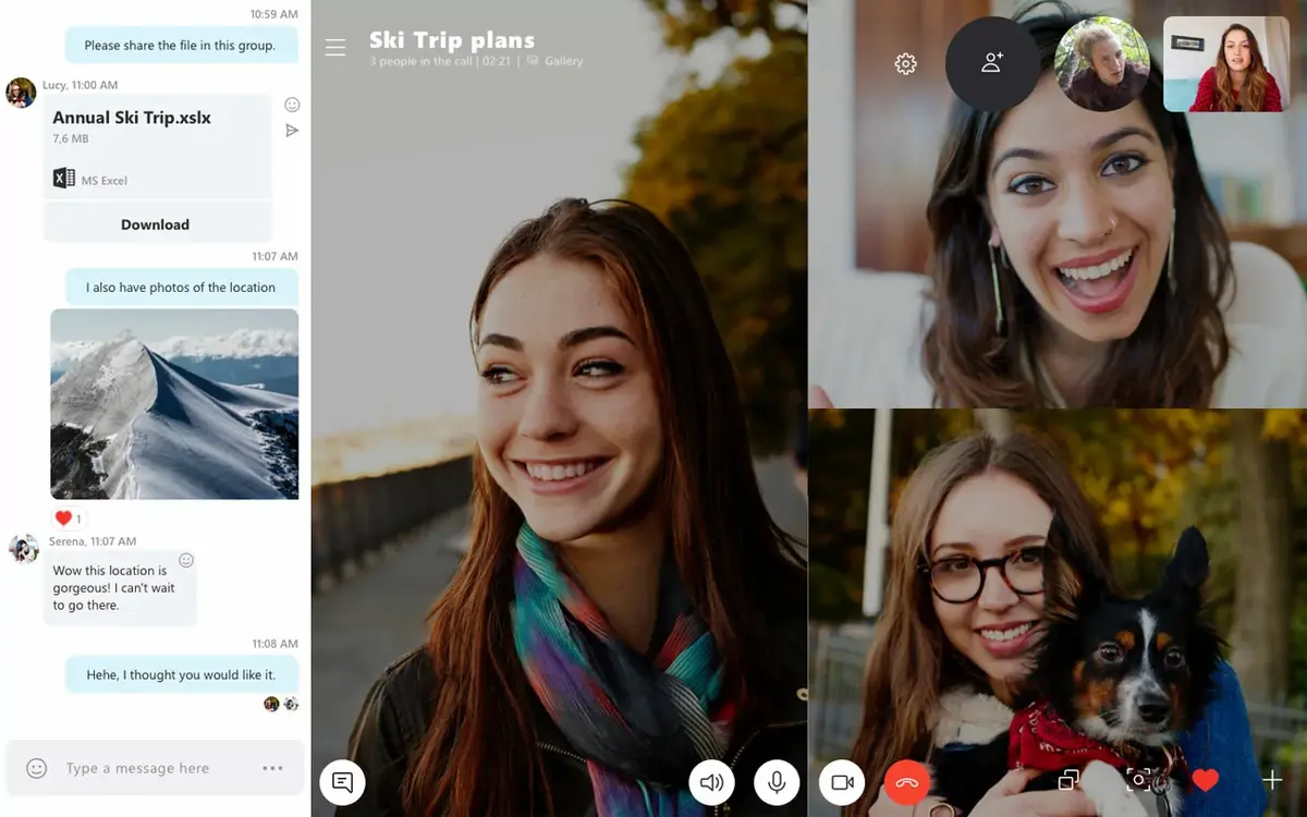 Skype copie (un peu) le style de Zoom, avec des fonds personnalisables