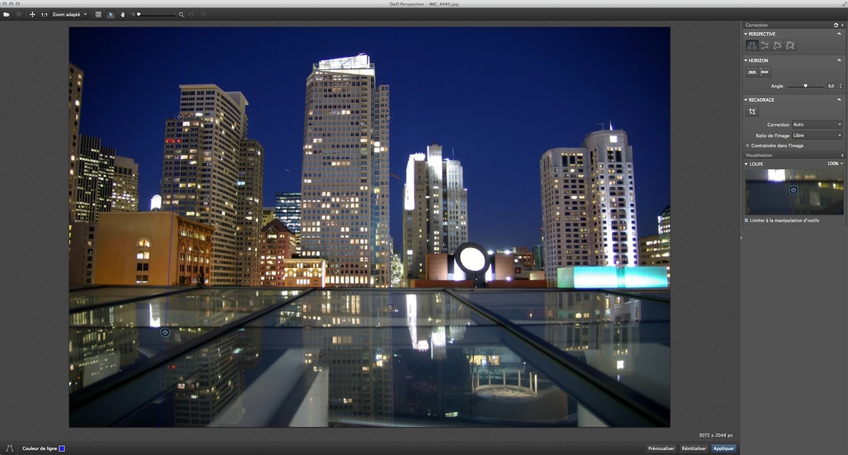 DxO Perspective, pour corriger la perspective de vos images, gratuit sur Mac !