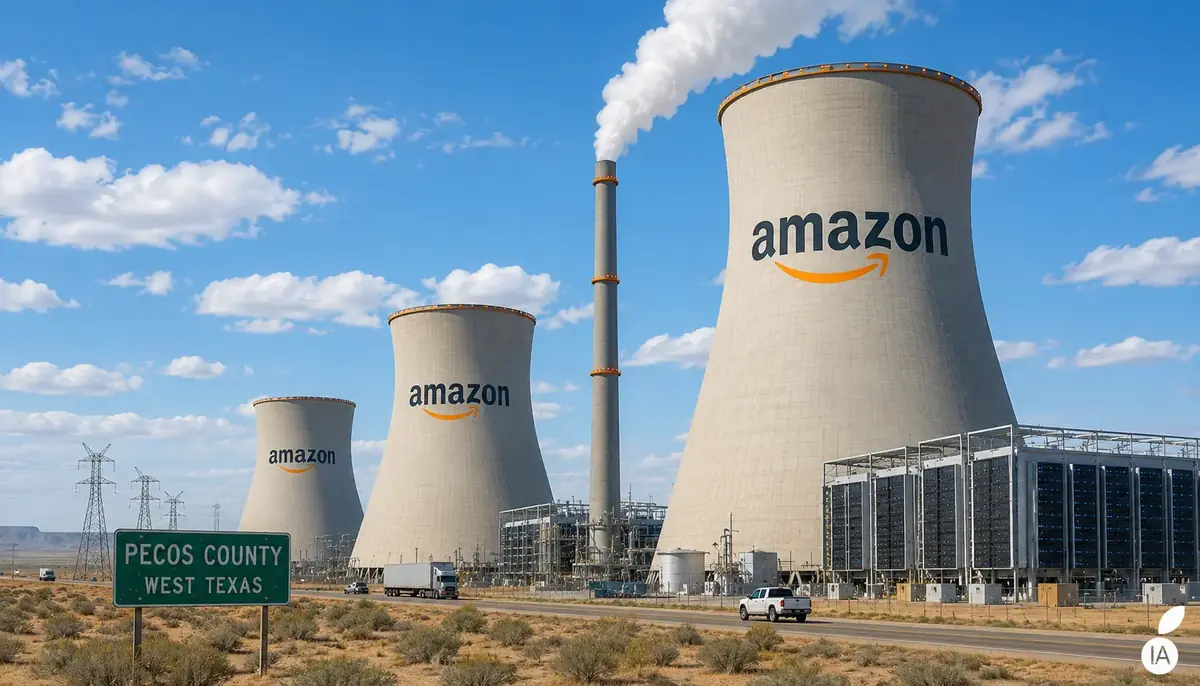 Amazon construit une gigantesque centrale à gaz pour alimenter son IA