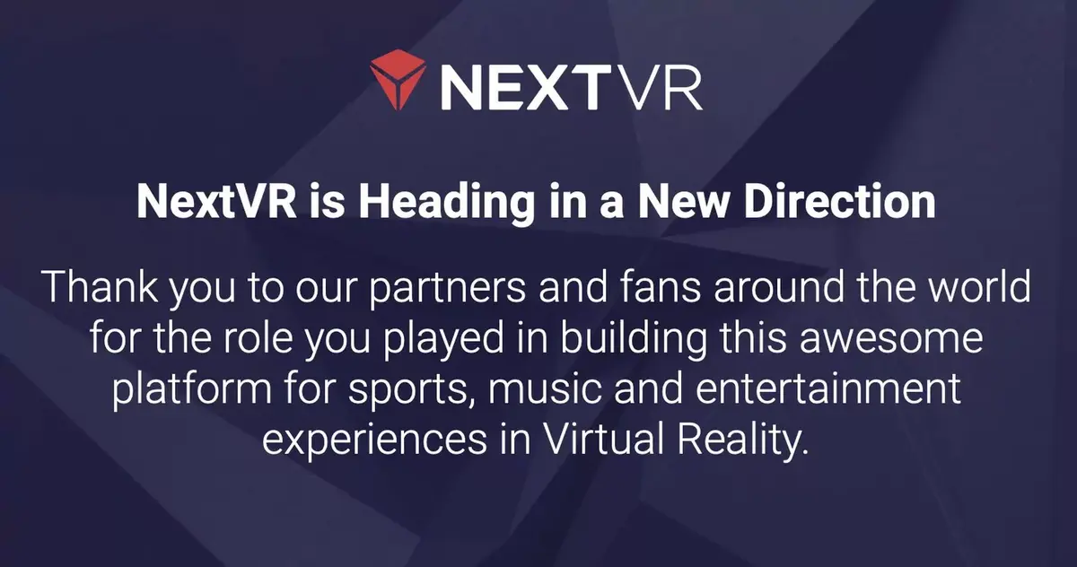 Apple confirme le rachat de NextVR