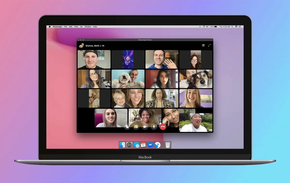 Facebook : les "Salons Messenger" sont disponibles (appels vidéo à 50) !