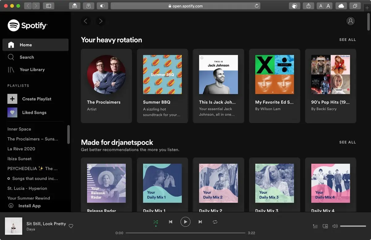 Le lecteur Spotify est à nouveau compatible avec Safari