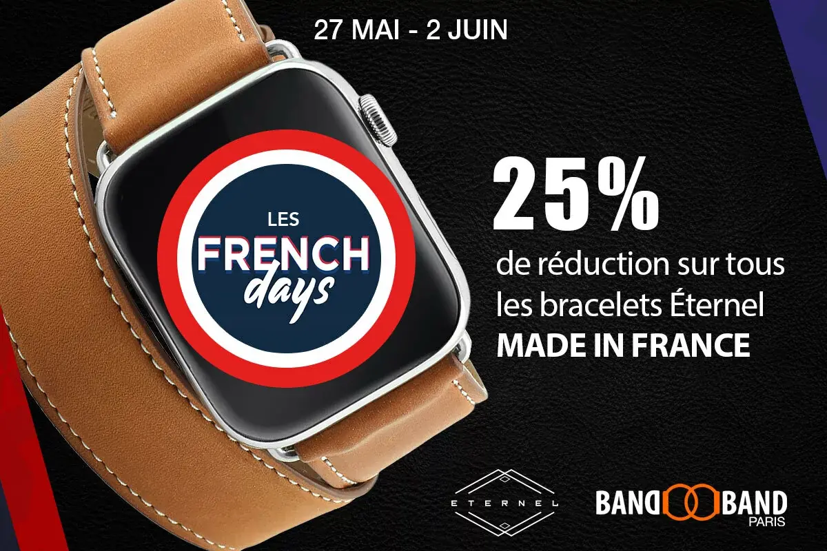 French Days : -25% sur une sélection de bracelets pour Apple Watch chez Band-Band