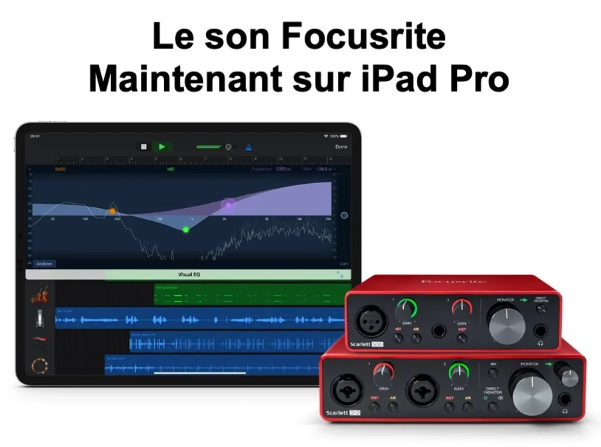 Focusrite מכריזה על תמיכה רשמית של Scarlett Solo/2i2 עבור iPad Pro 2018/2020