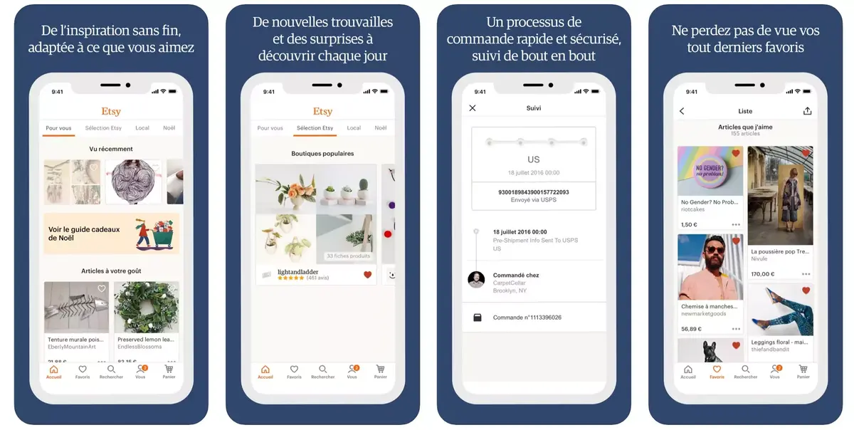 Etsy propose de tester ses achats en RA avant de valider son panier