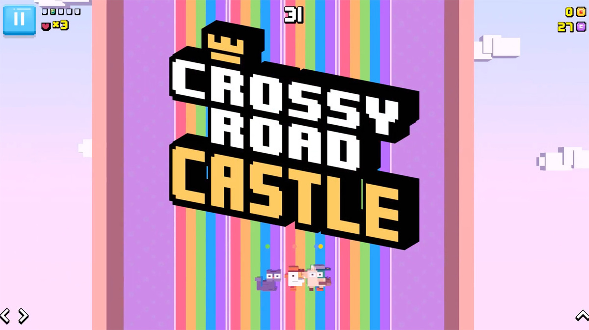 Les poules et les canards de Crossy Road Castle arrivent en version 2 sur Apple Arcade