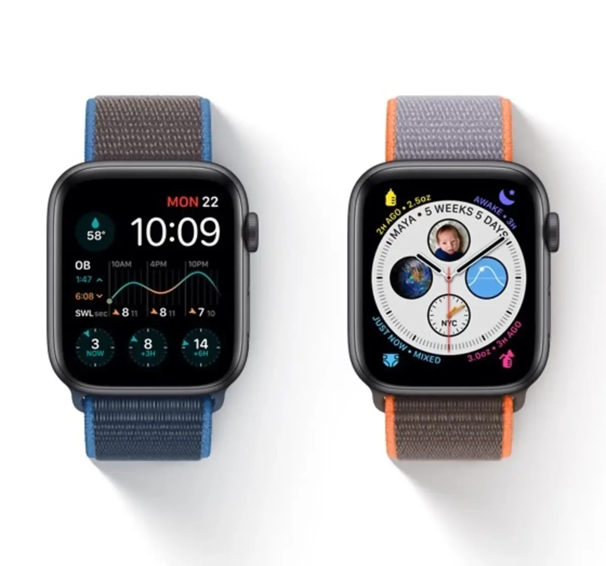 watchOS 7 は感圧タッチの下に線を描画します