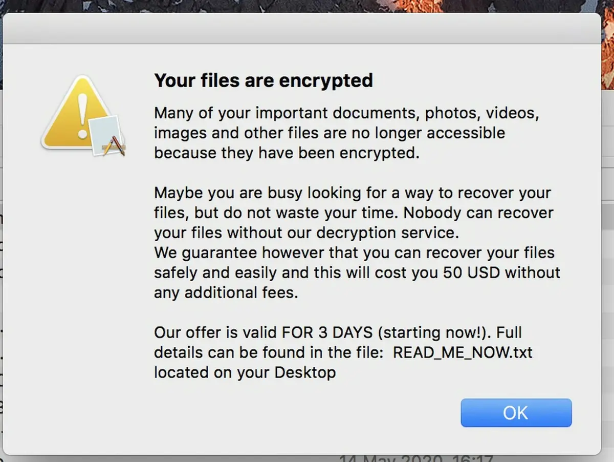 Attention à ce nouveau ransomware qui sévit sur Mac (EvilQuest)