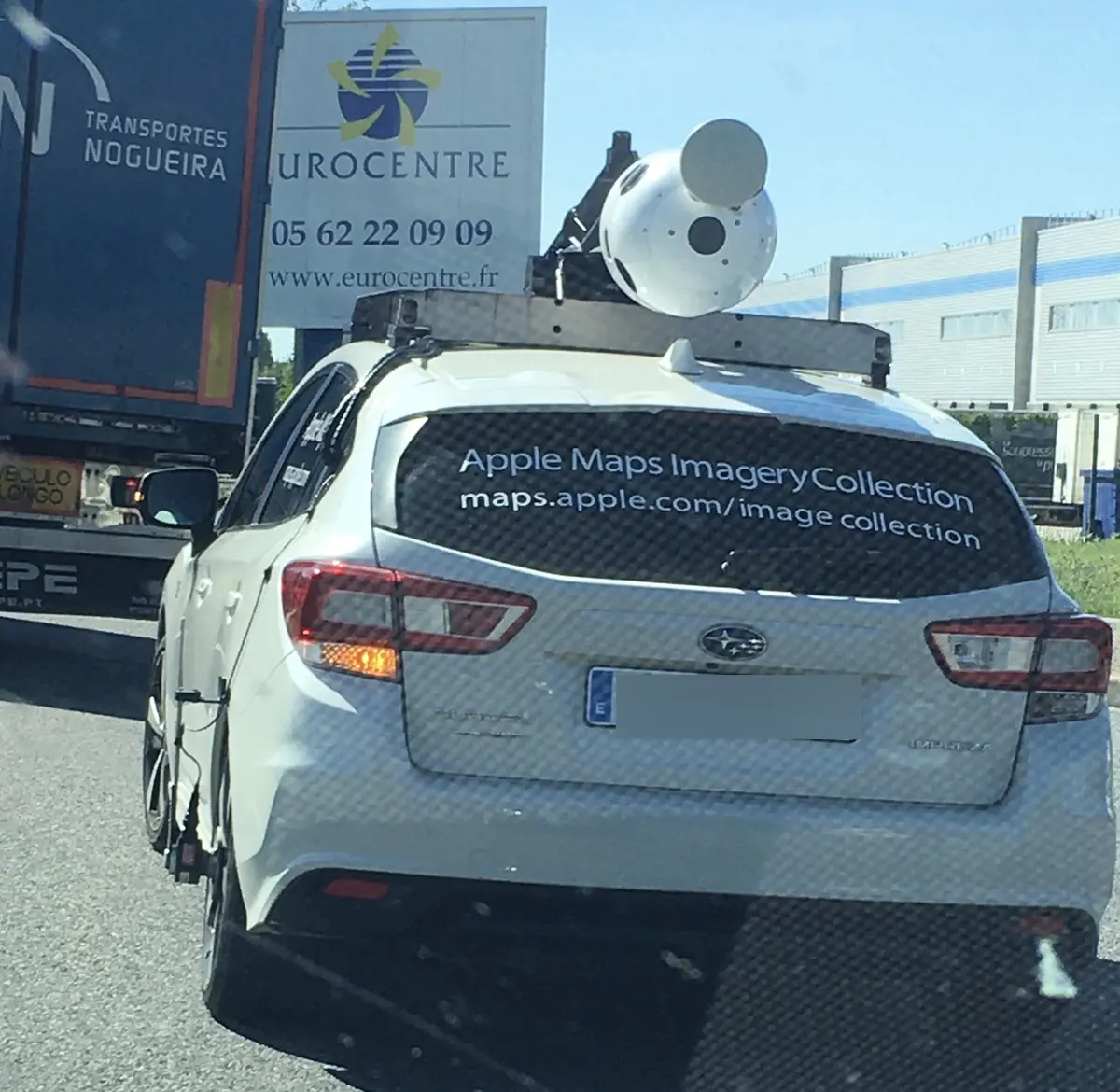 L'image du soir : Apple Maps "bâche" ses voitures à Toulouse