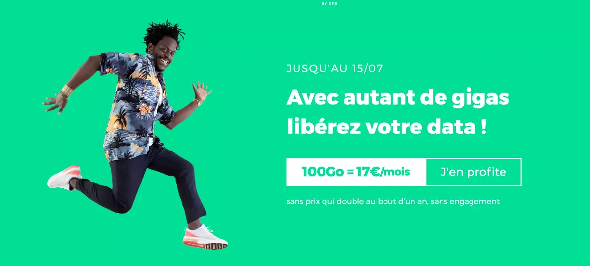 Bons Plans opérateurs : des offres sans engagement de 12,99 à 16,99€ (de 60 à 100Go) !