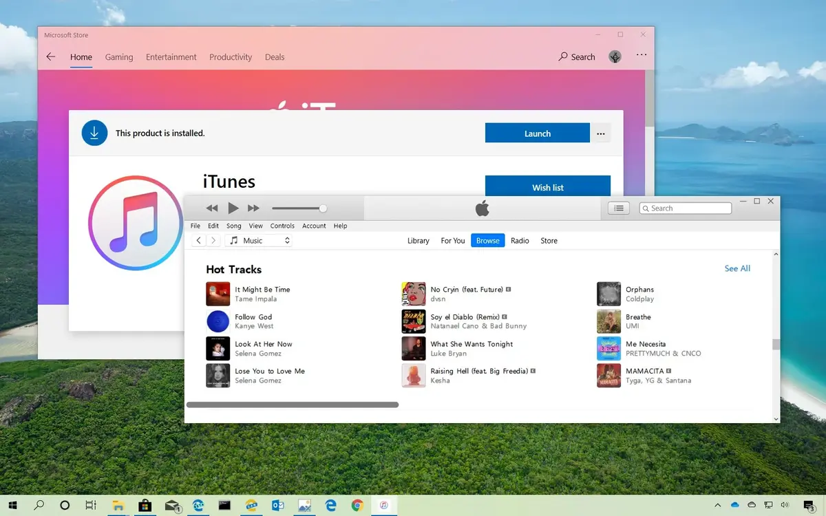 Un nouveau "Hub Apple" à la place d'iTunes sous Windows ?