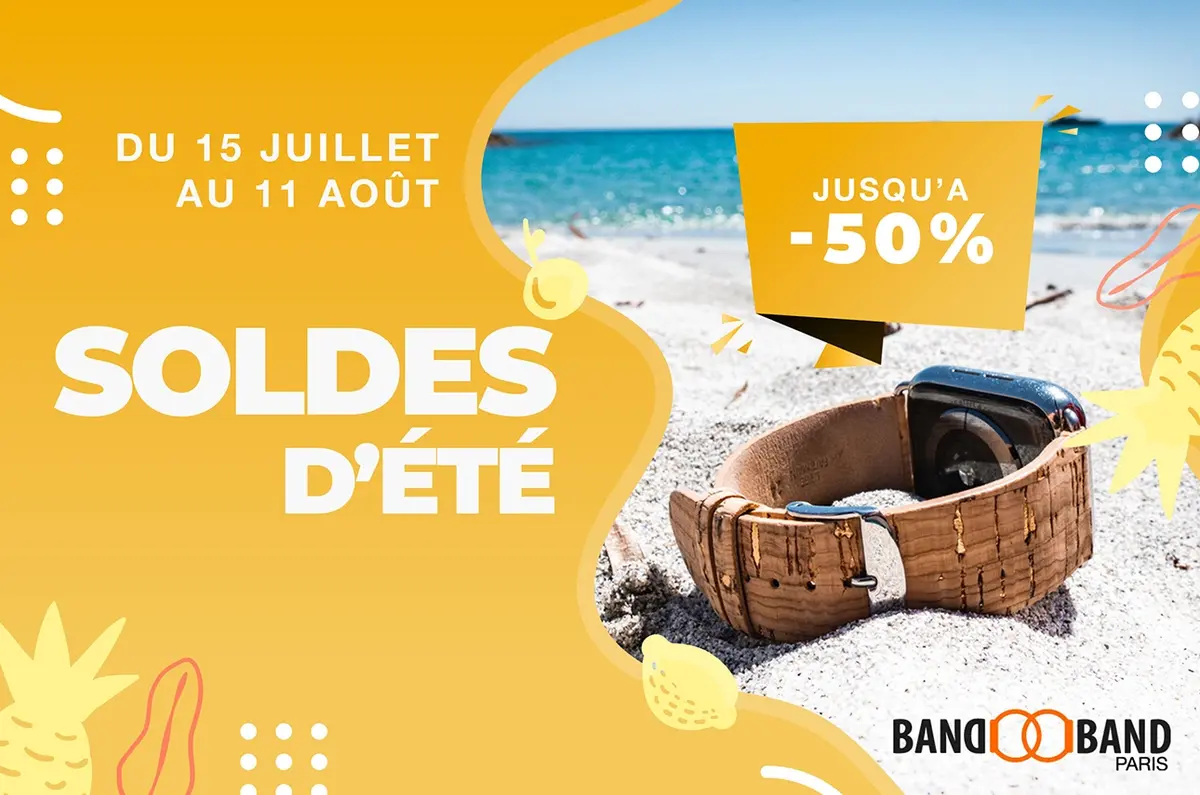 Soldes : jusqu'à -50% sur les bracelets Band-Band pour Apple Watch