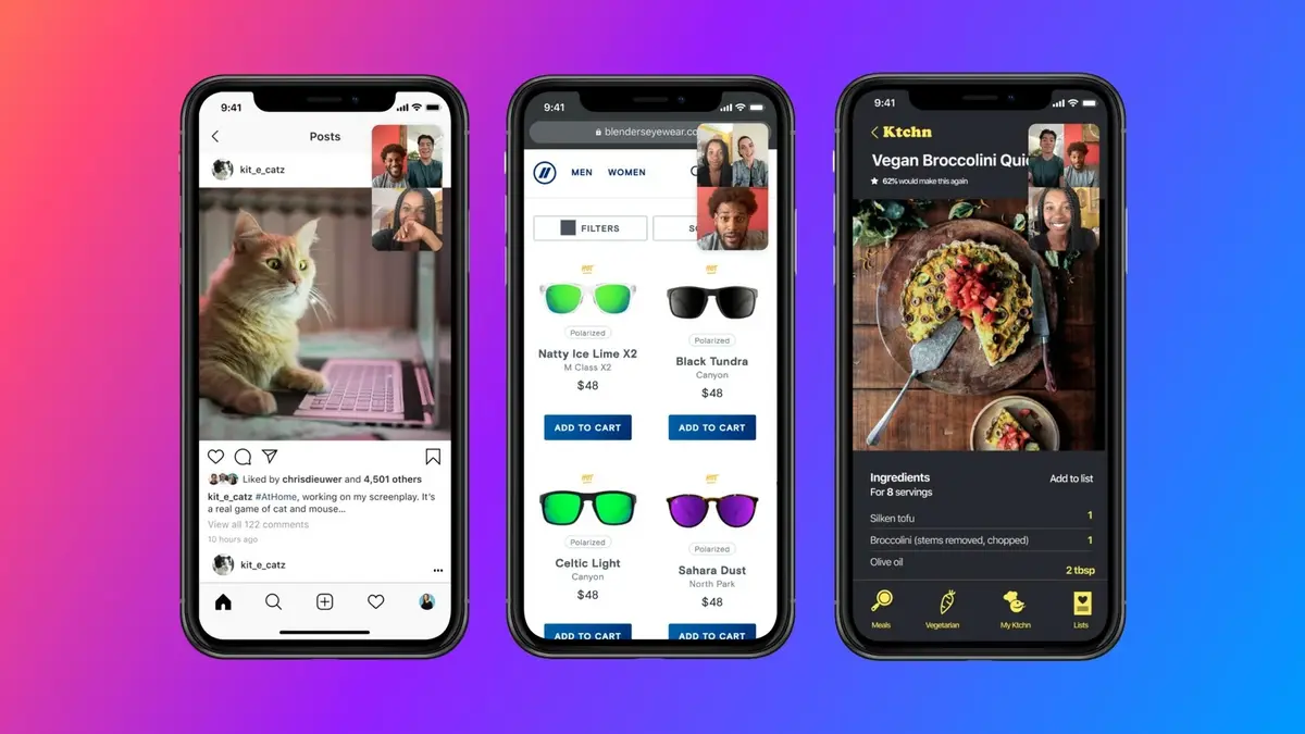 Facebook propose le partage d’écran d'iPhone (pour shopper entre filles sur Instagram)