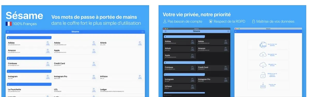 Le gestionnaire de mots de passe français Sésame débarque sur Mac (avec Catalyst)