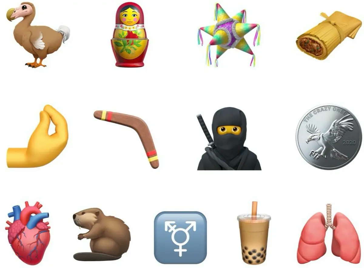 L'image du soir : voici les Emojis à venir sur Mac/iOS ! Ninja, Piñata, Bubble Tea...