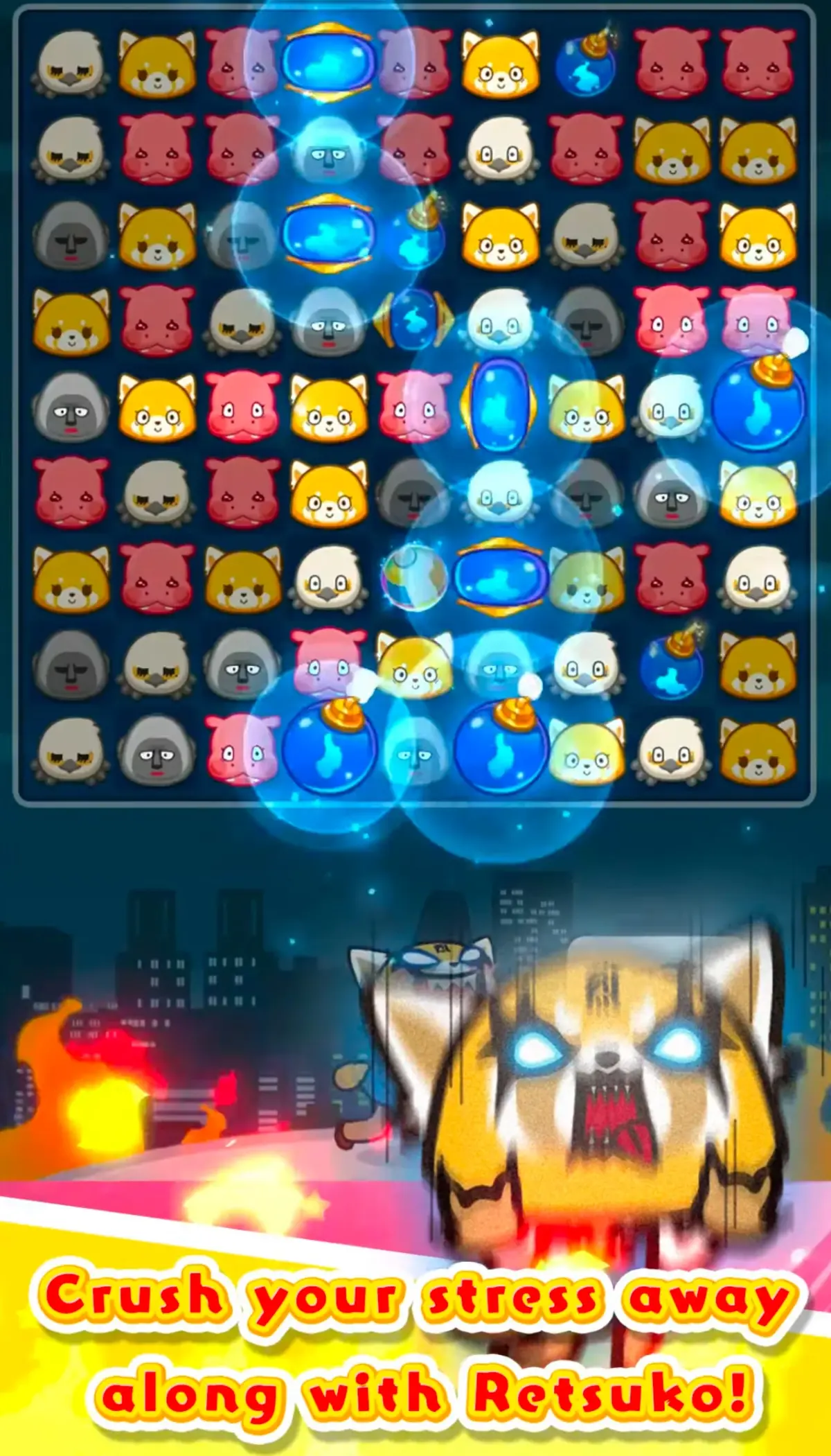 אחרי נטפליקס, משחק הפאזל "Aggretsuko" מגיע ל