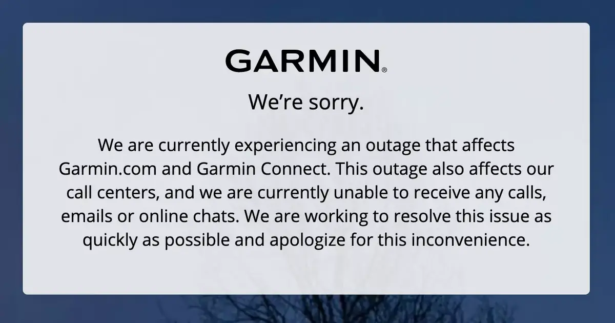 Victime d'un ramsonware, Garmin est en panne