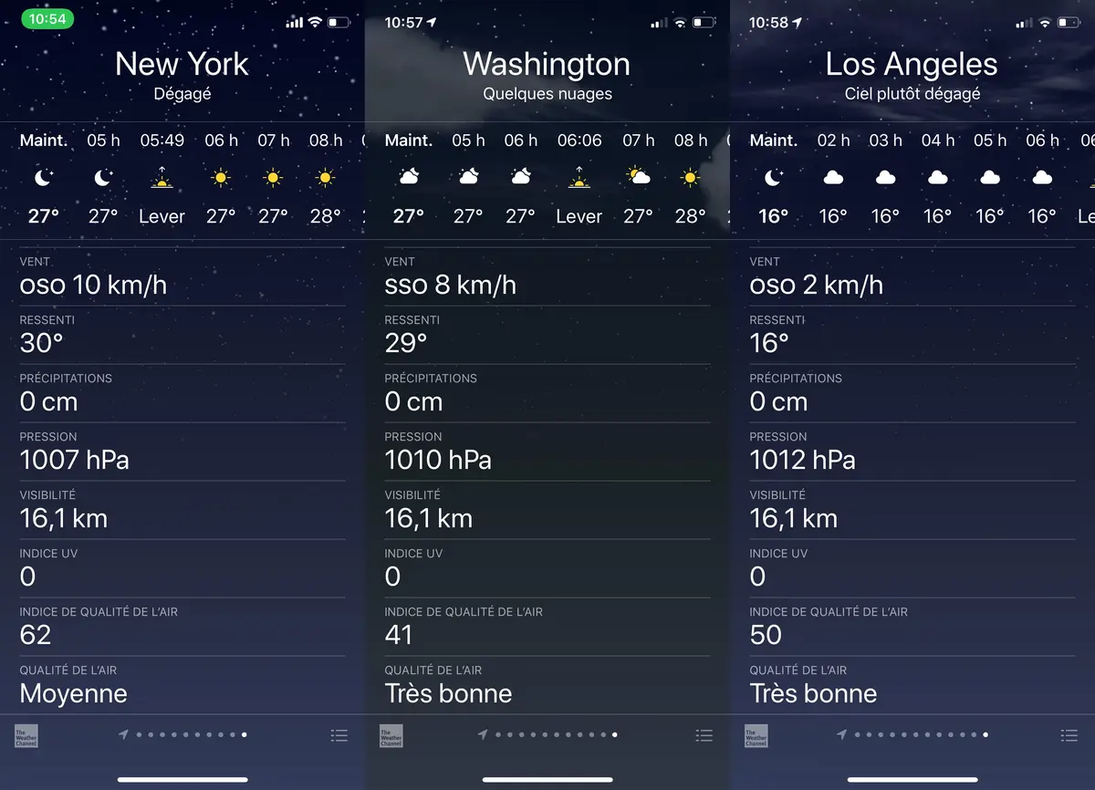 iOS 14 : l'app Météo propose des renseignements sur la qualité de l'air (mais pas partout)