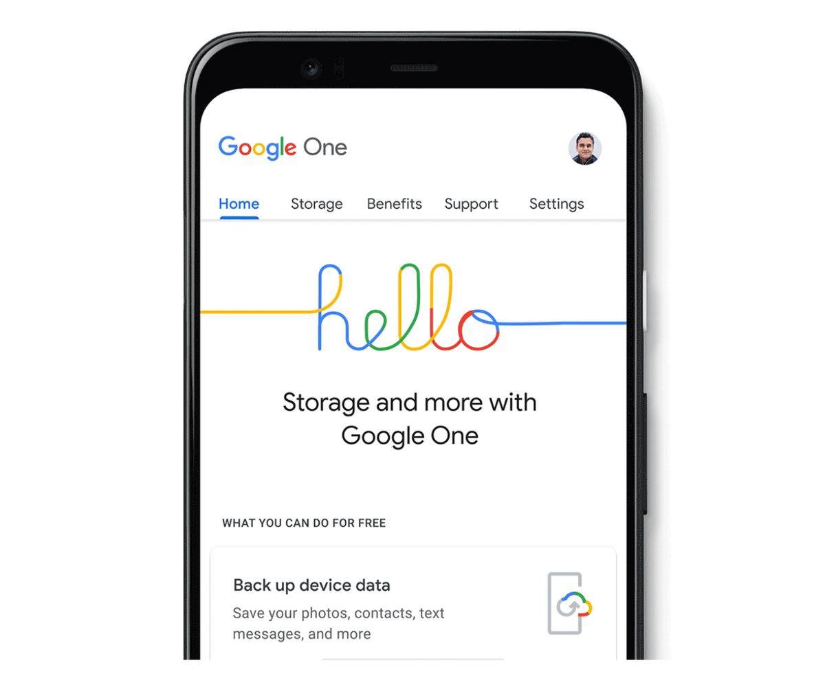 Google lance "Google One" sur iOS avec un gestionnaire de stockage et des sauvegardes