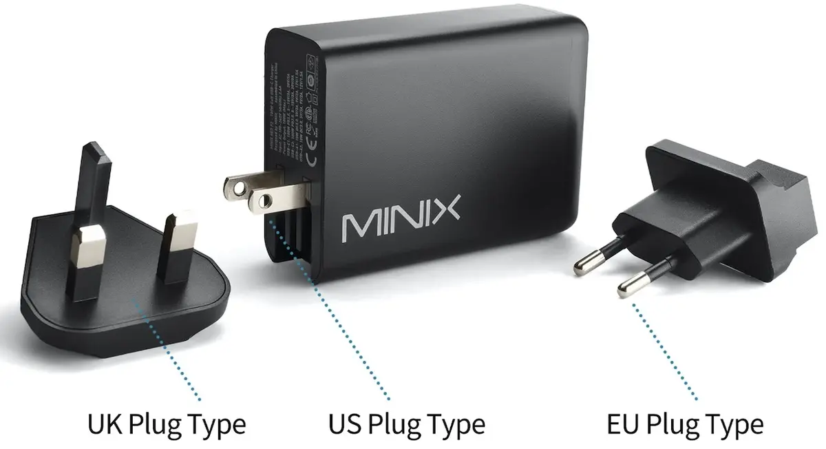 Neo P2 : un chargeur GaN 100W compact avec 4 ports chez Minix